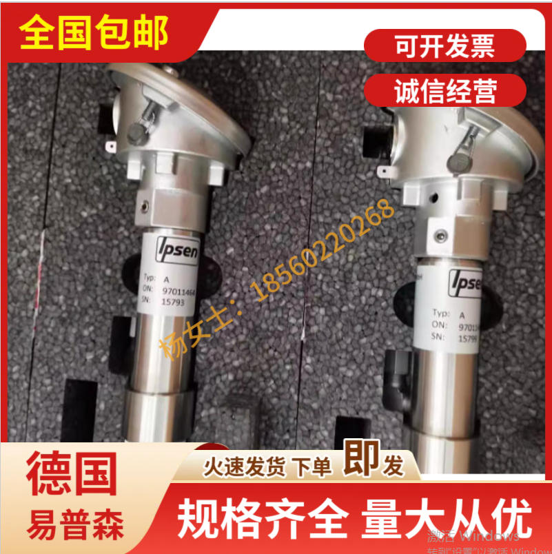 德国进口易普森氧探头 500mm传感器